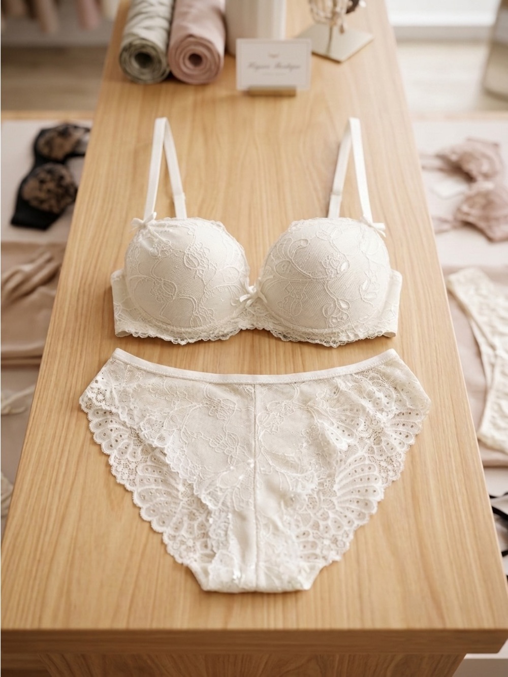 Lace Push-Up Bra & Panties
